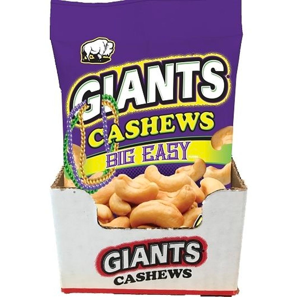 Giants Big Easy Louisiana Style Sunflower Seeds and Cashews, 4 Ounce - 8 per case