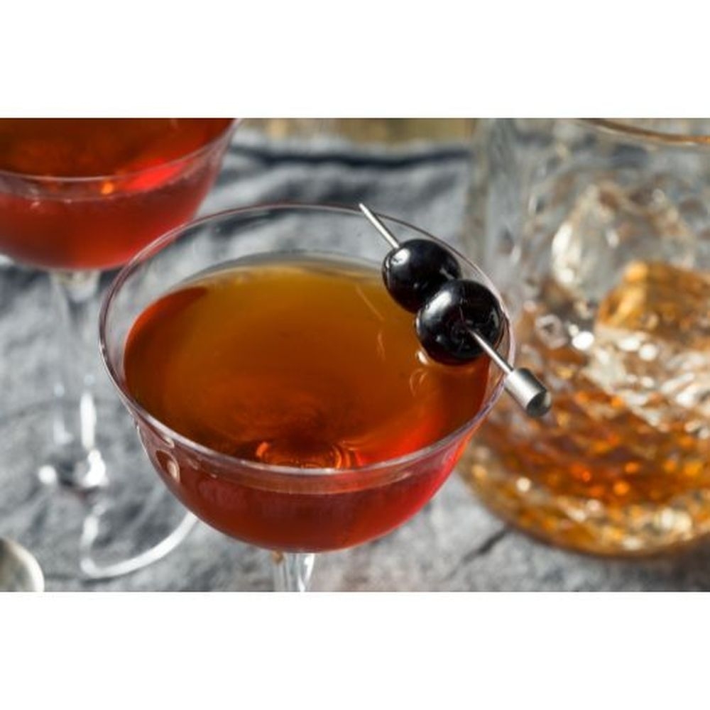 Ambrosia Dark Reserve Whiskey Flavored Cherries, 64 Ounce -- 6 per case