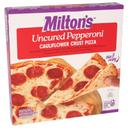 Miltons Uncured Pepperoni Cauliflower Crust Pizza, 10 Ounce -- 8 per case