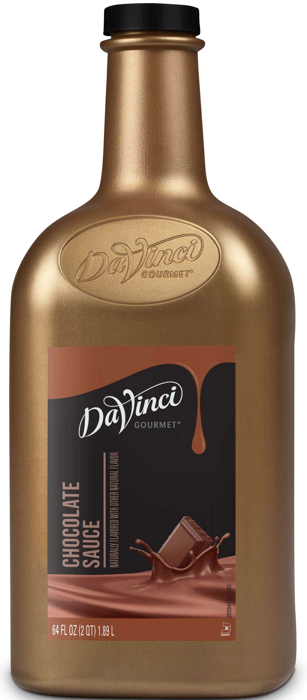 Davinci Gourmet Chocolate Sauce, 0.5 Gallon -- 6 Per Case