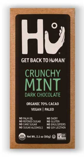 Hu Dark Chocolate Crunchy Mint Bar, 2.1 Ounce -- 24 Per Case