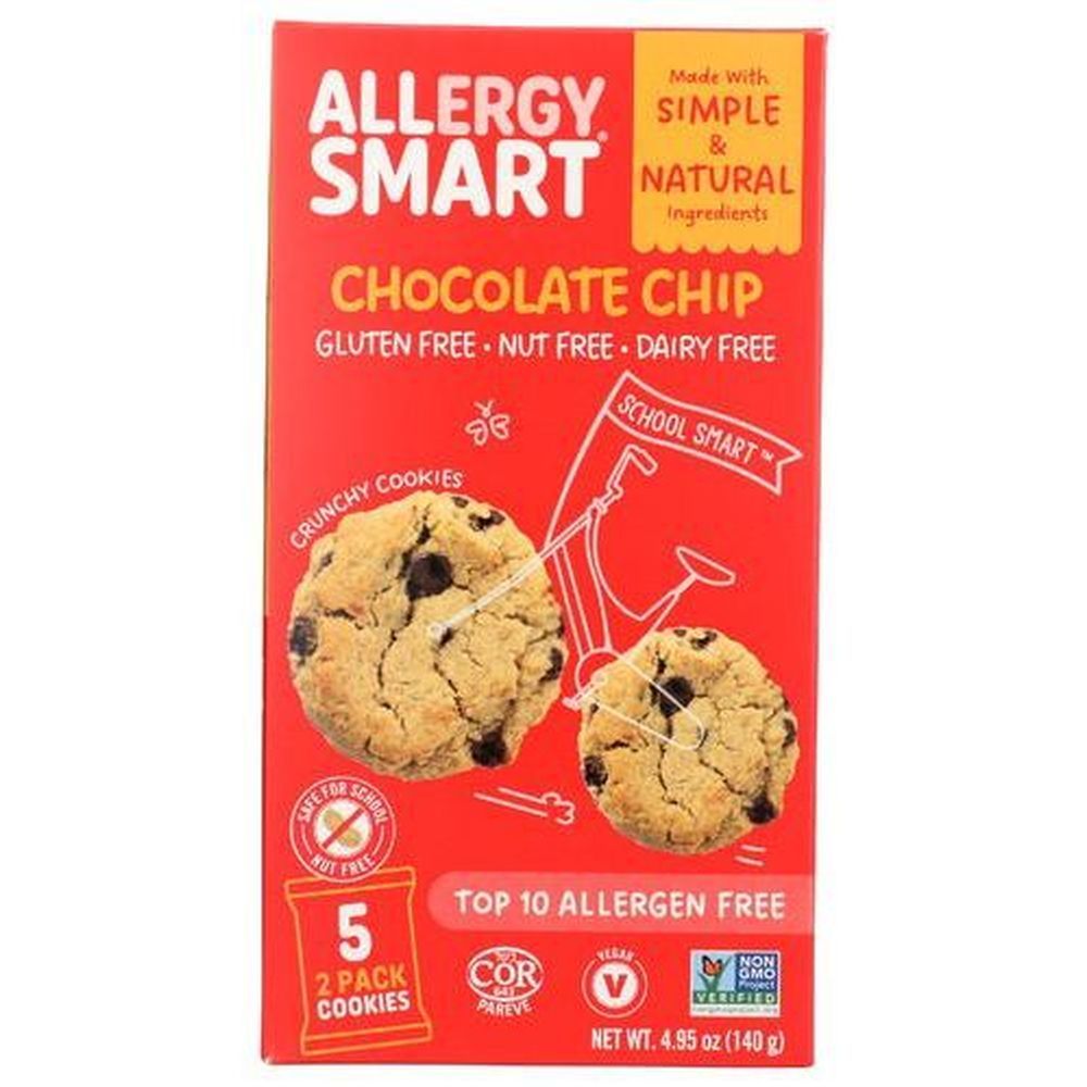 Allergy Smart Chocolate Chip Cookies, 4.95 Ounce -- 6 Per Case
