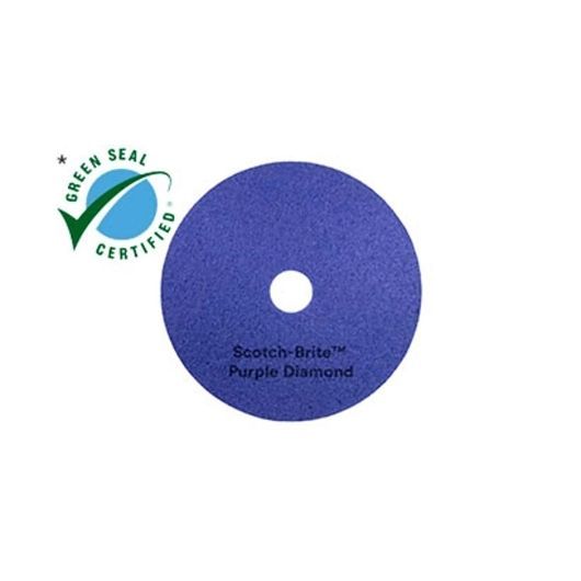 Scotch-brite Purple Diamond Floor Pad, 20 Inch -- 5 Per Case
