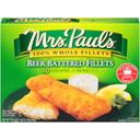Mrs Pauls Beer Battered Fish Fillets, 19.1 Ounce -- 12 per case.