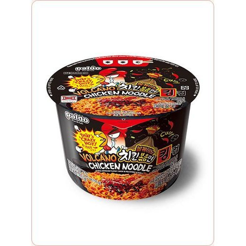 Paldo Volcano Instant King Cup Chicken Noodle, 3.7 Ounce -- 6 Per Case