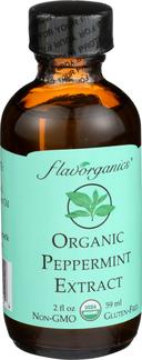 Flavorganics Organic Peppermint Extract, 2 Ounce