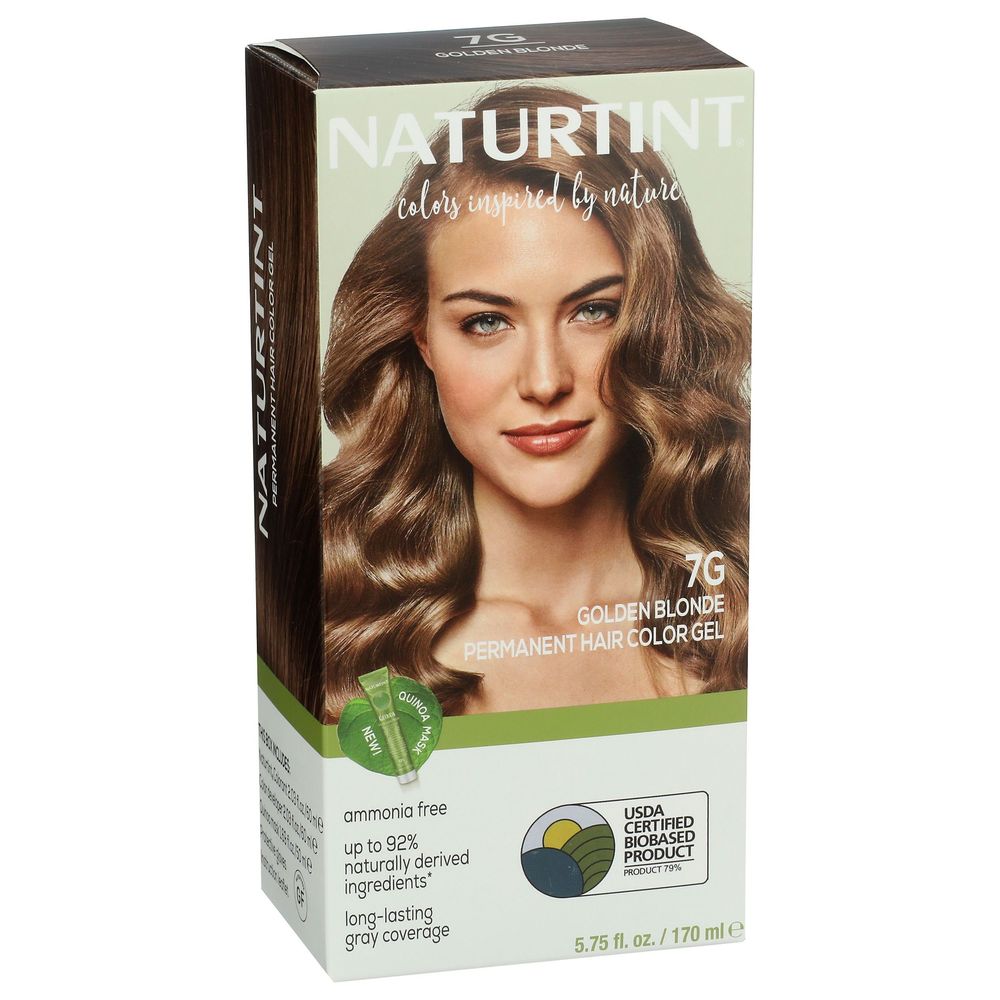 Naturtint 7G Golden Blonde Permanent Hair Color, 5.75 Fluid Ounce