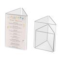 Cal-Mil Classic Clear Acrylic Tabletop Cardholder, 4 x 4 x 6 inch