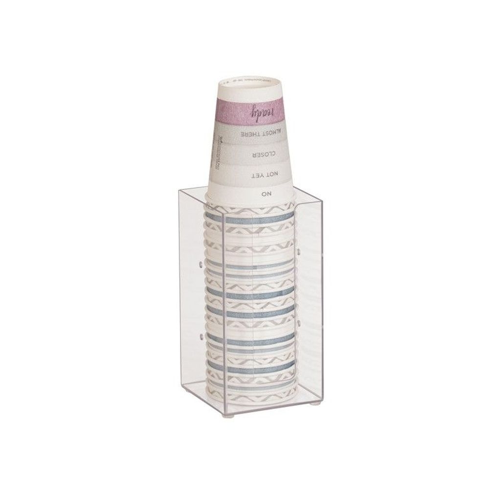 Cal-Mil Classic Acrylic Modular Countertop Lid Holder, 4.5 x 4.5 x 8 inch -- 4 per case
