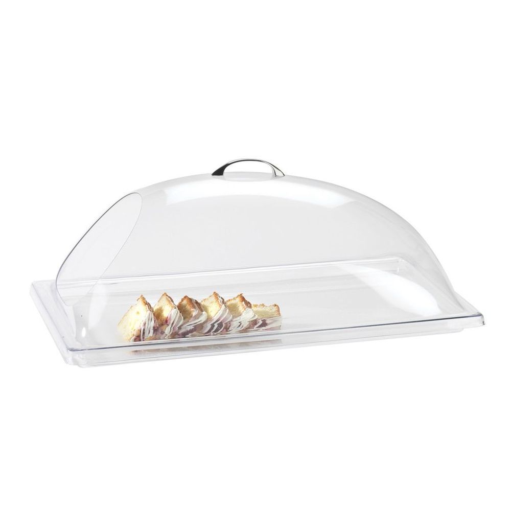 Cal-mil Classic Polycarbonate Clear Dome Display Cover With With Single End Opening, 12 X 20 X 7.5 Inch -- 4 Per Case