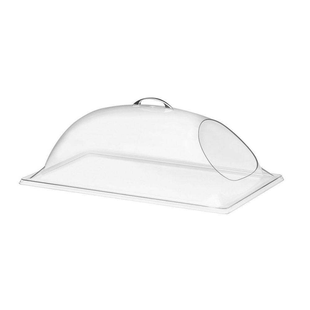 Cal-mil Clear Dome Cover With End Cutout, 18 X 26 X 8 Inch -- 2 Per Case
