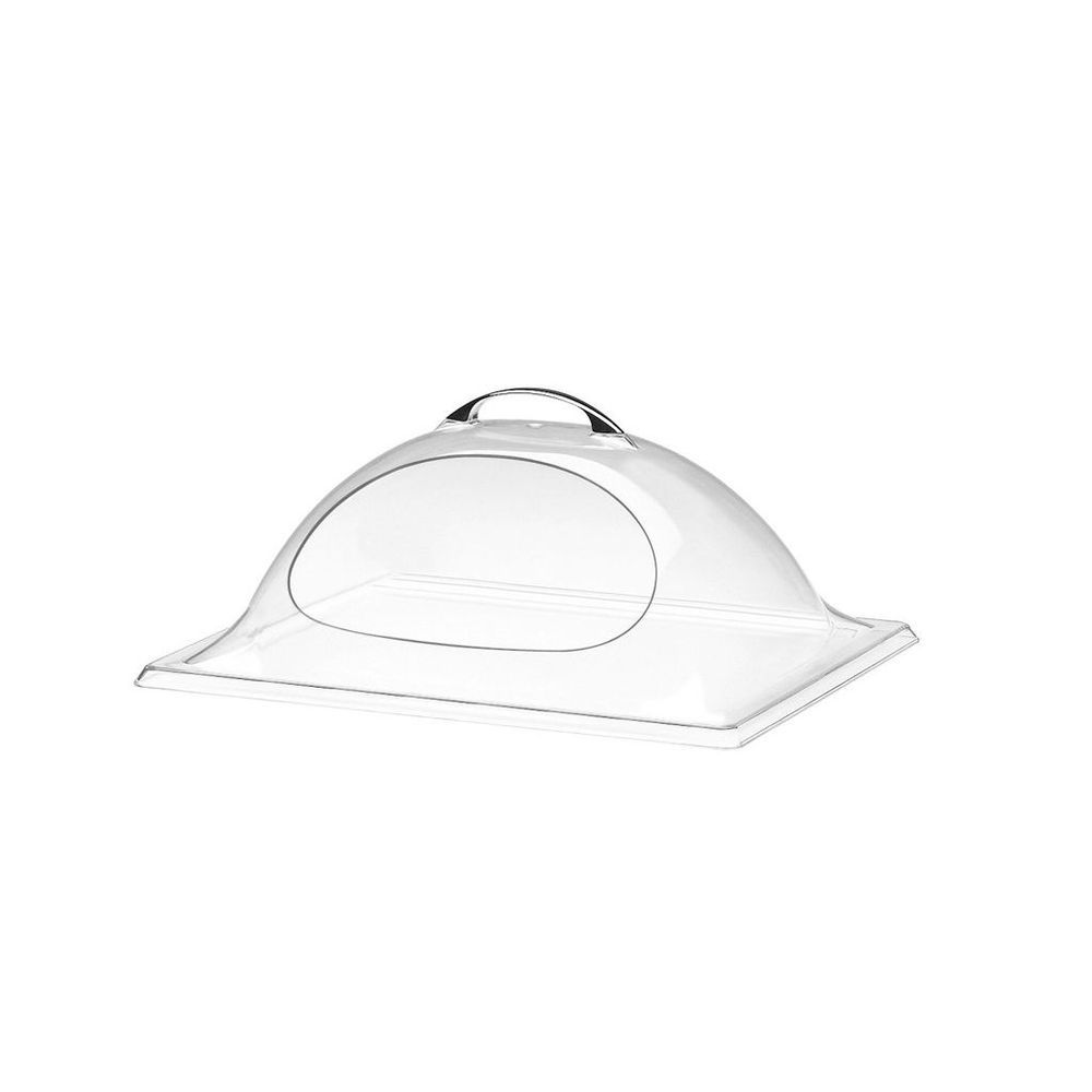 Cal-mil Polycarbonate Dome Cover With 1 Side Cutout, 10 X 12 X 4 1/2 Inch -- 6 Per Case