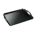 Cal-Mil Black Room Service Tray with Raised Edges, 26 x 18 x 1 inch
