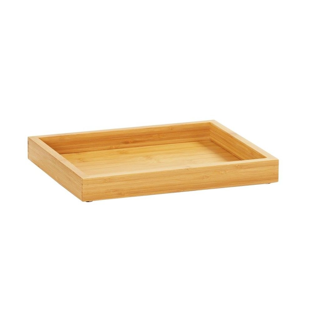 Cal-Mil Bamboo Tray, 12 x 9.75 x 1.25 inch -- 2 per case