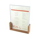 Cal-Mil Bamboo U Frame Table Top Card Holder, 4 x 1.5 x 11 inch
