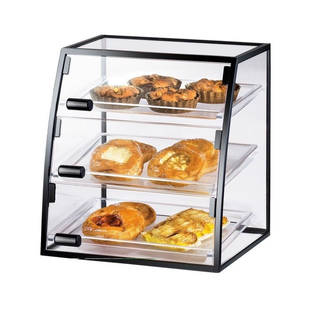Cal-Mil Iron Curved Self Serve Display Case, 18 x 16 x 21 inch