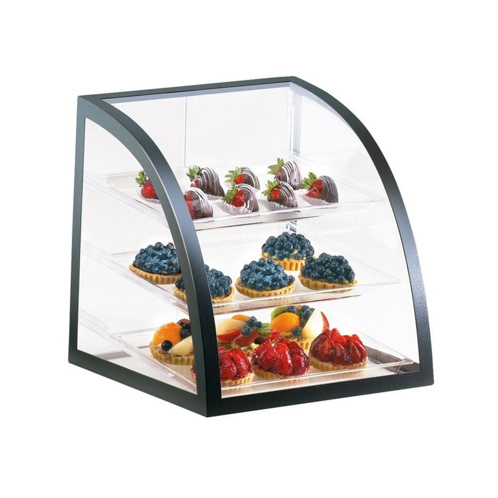 Cal-Mil Iron Euro Style Black Display Case, 16 x 16.5 x 16.5 inch