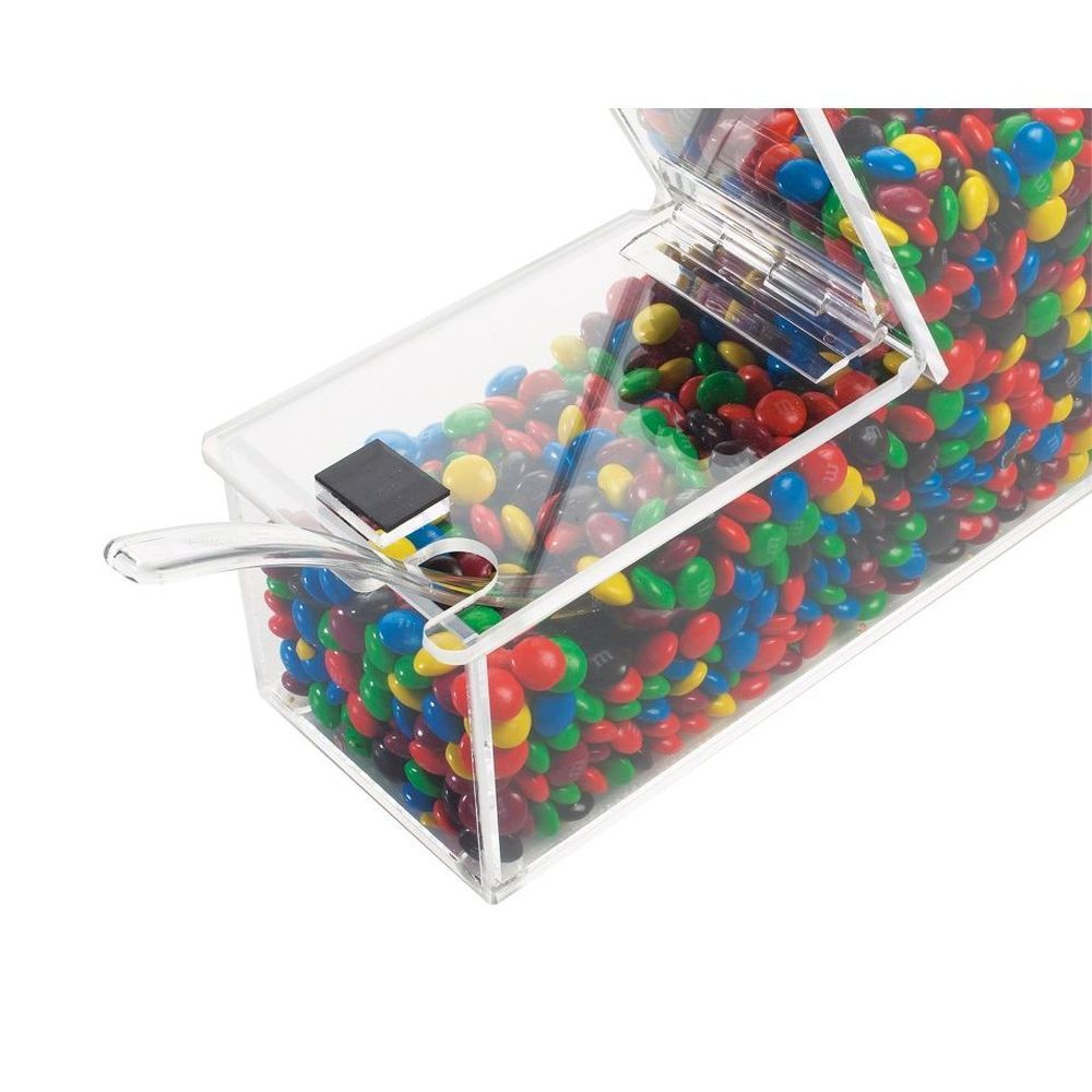 Cal-mil Classic Acrylic Topping Dispenser With Notch, 4 X 11 X 11 Inch
