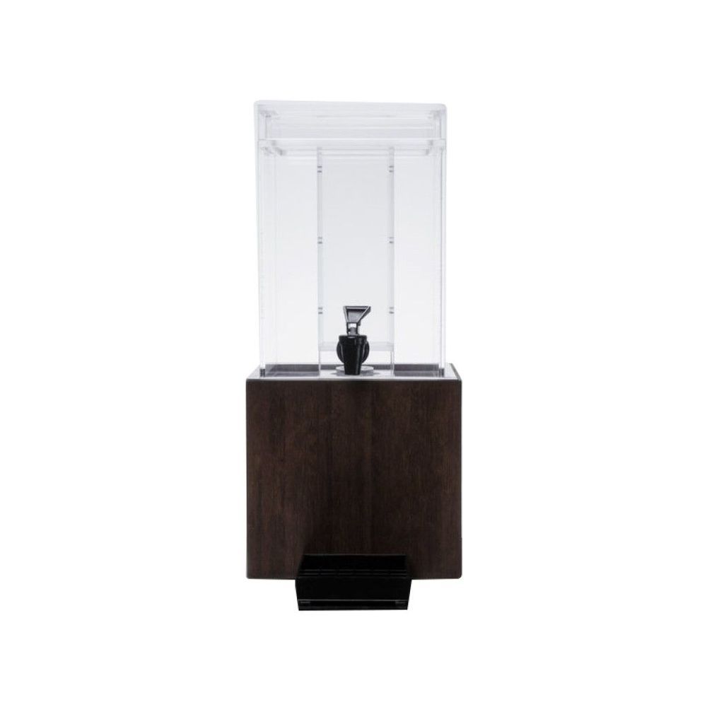 Cal-mil Midnight 1.5 Gallon Beverage Dispenser With Infusion Chamber, 8.125 X 9.75 X 25.75 Inch