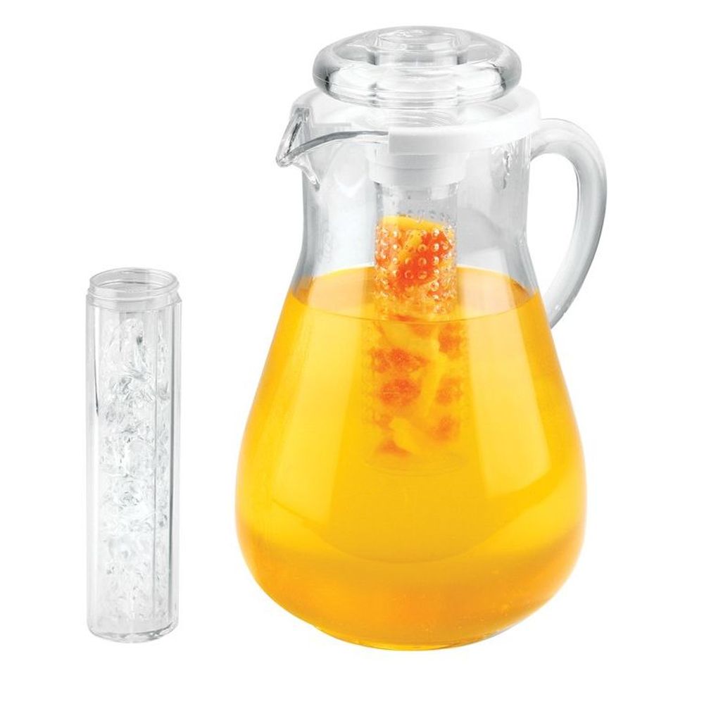 Cal-mil Acrylic Pitcher With Ice And Infusion Chamber, 8 X 8 X 10 Inch