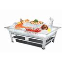 Cal-Mil Large Ultimate Platinum Ice Housing System with Ice Pan Water Contaminant Unit and LED Lighting, 19 x 27 x 8 inch