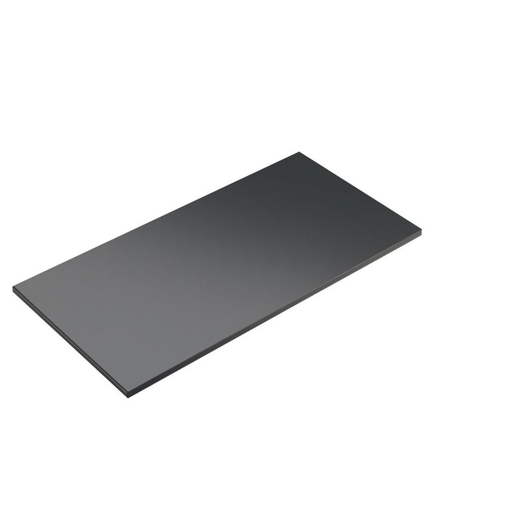 Cal-Mil Midnight Bamboo Rectangle Riser Shelf, 24 x 12 x 0.5 inch