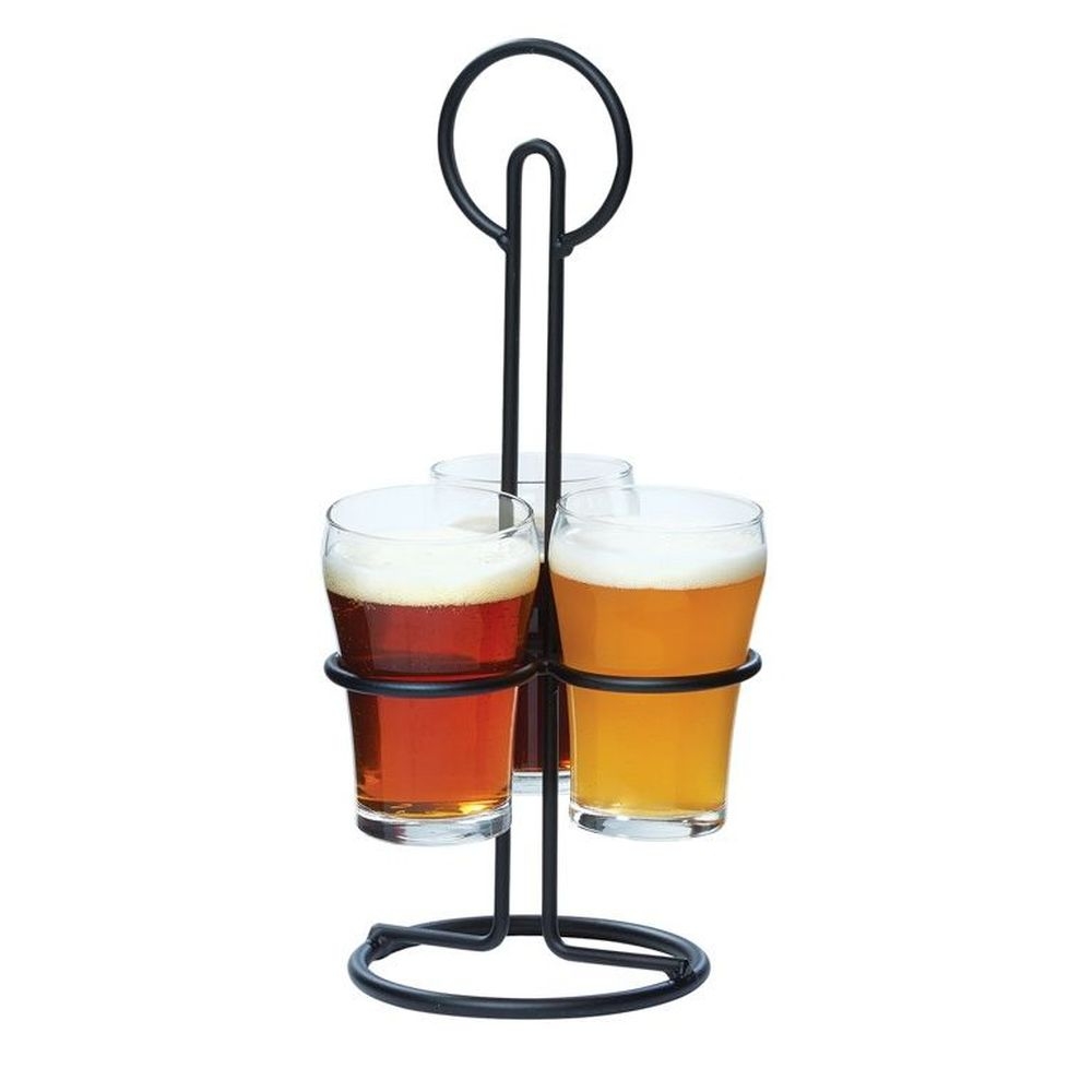 Cal-Mil Black Trio Taster Caddy, 5.25 x 11.75 inch -- 3 per case