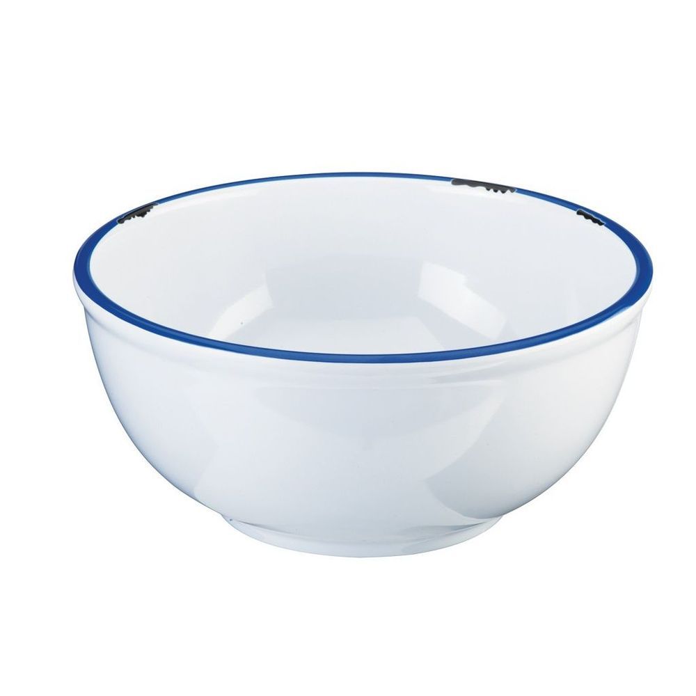 Cal-mil Enamelware Melamine Bowl, 8.125 Inch Dia X 3.625 Inch -- 3 Per Case
