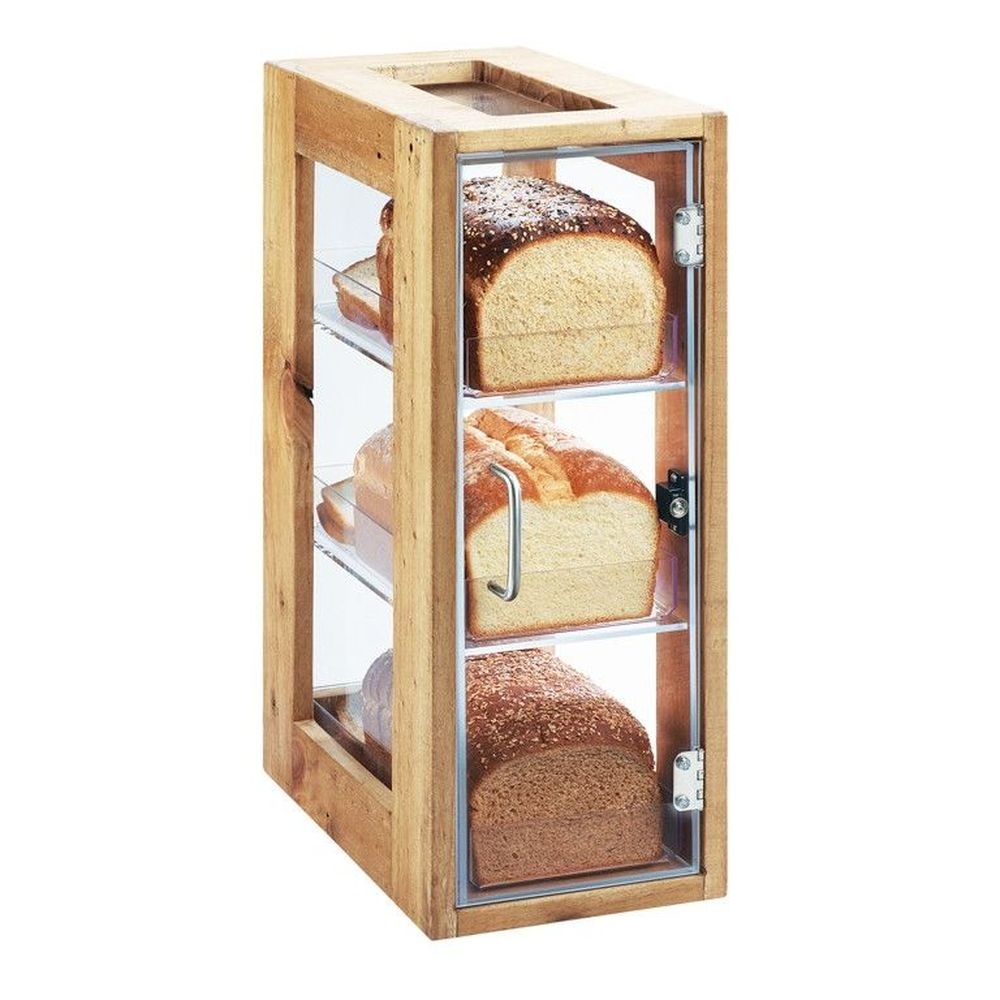 Cal-Mil Madera 3 Tier Bread Display Case, 8 x 13 x 20.5 inch