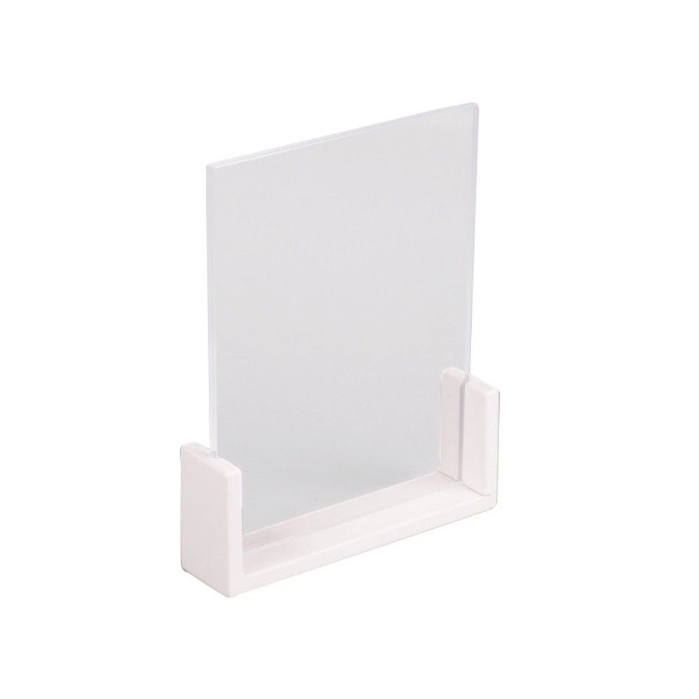 Cal-Mil White U Frame Table Top Card Holder, 8.5 x 1 x 11 inch -- 6 per case