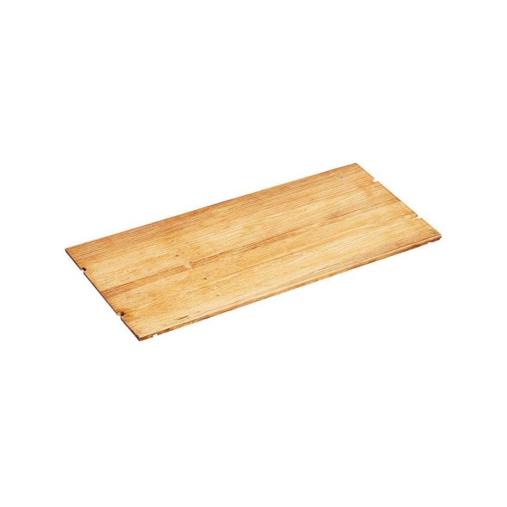 Cal-Mil Madera Reclaimed Wood Rectangle Riser Shelf, 32 x 12 x 0.5 inch