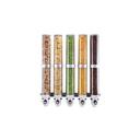 Cal-Mil Wall Mount Free Flow Bulk 5 Cylinder Cereal Dispenser, 31 x 6.5 x 38 inch