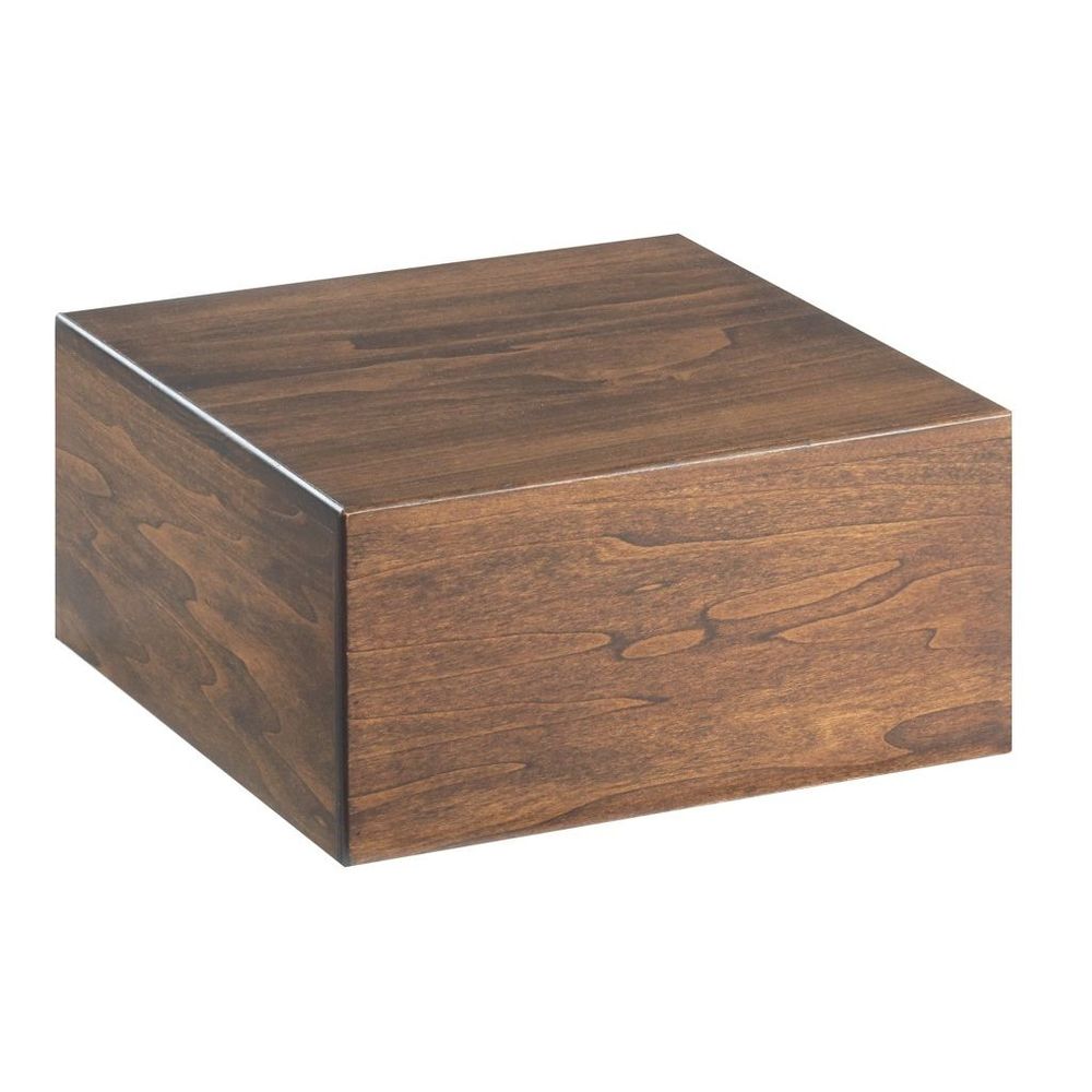 Cal-Mil Mid Century Square Riser, 12 inch Width x 12 inch Depth x 6.25 inch Height