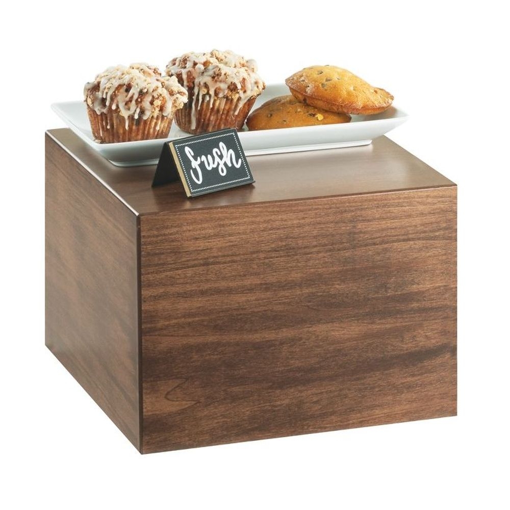 Cal-Mil Mid Century Square Riser, 12 inch Width x 12 inch Depth x 9 inch Height