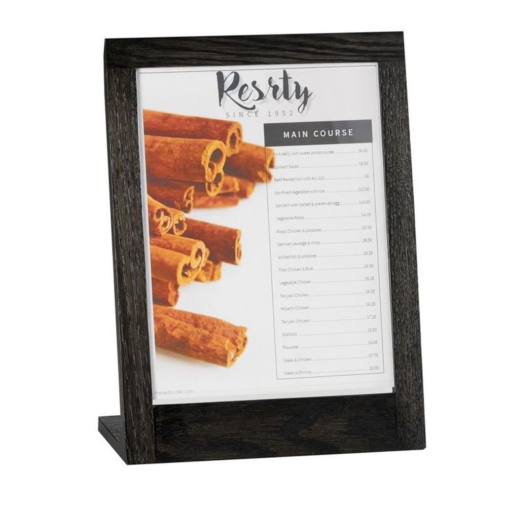 Cal-Mil Oak Cinderwood Card Holder, 10.38 x 4.75 x 13.75 inch -- 6 per case