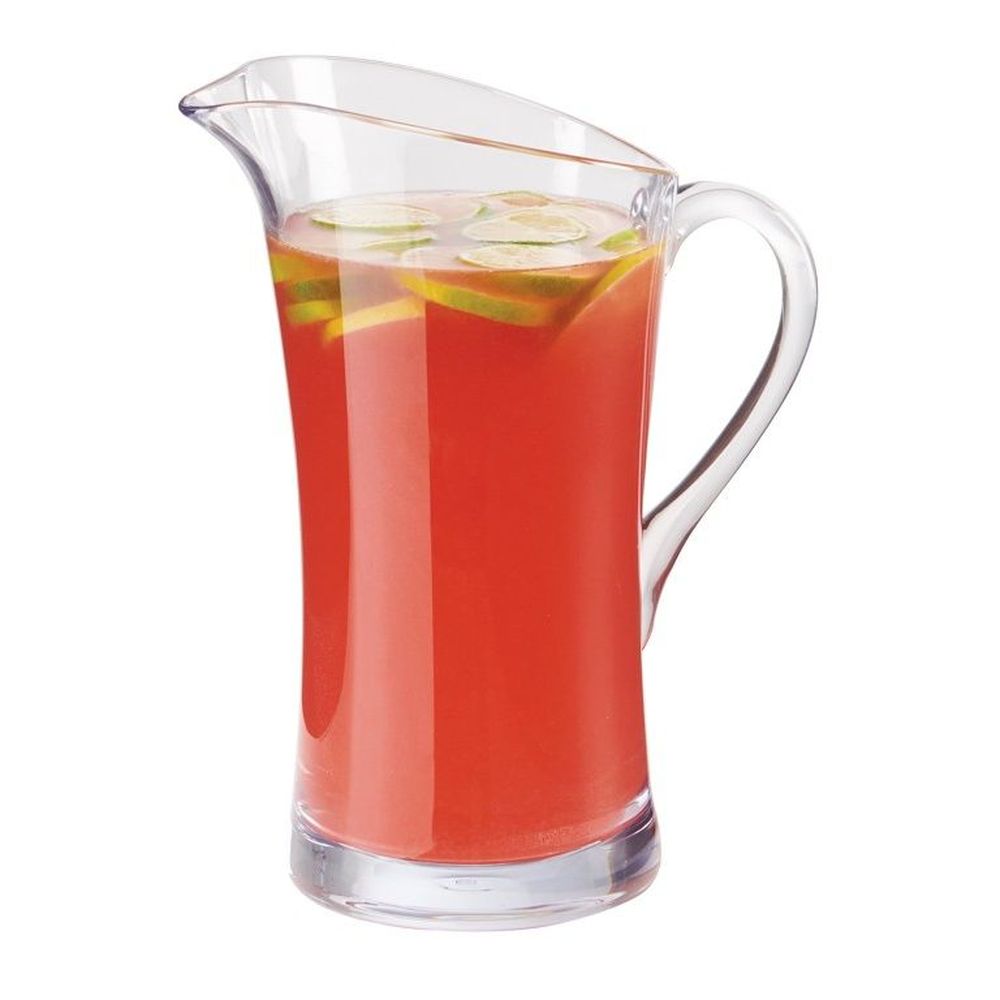 Cal-Mil 67 Ounce Polycarbonate Water Pitcher, 9 inch Dia. x 10.75 inch Height -- 3 per case