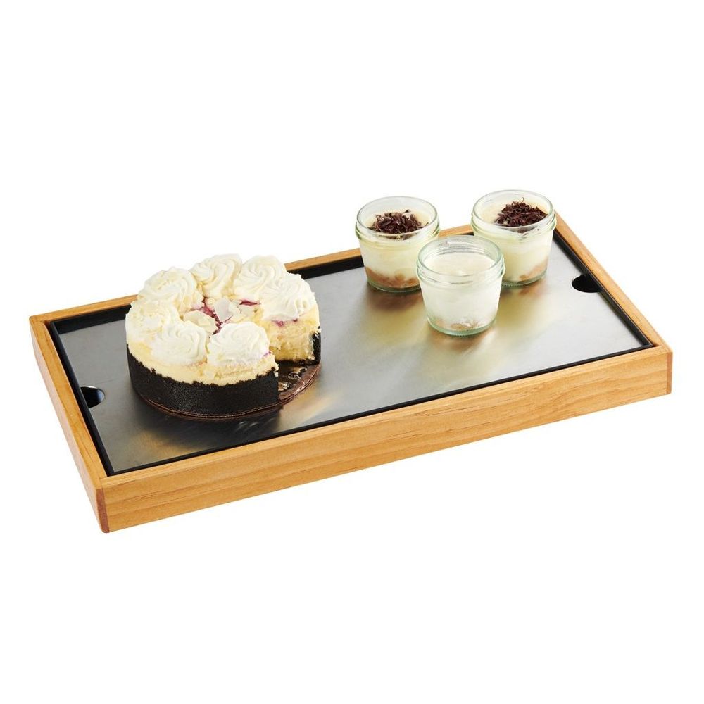 Cal-Mil Madera Frame for Cold Concept Base Set, 9.75 inch Width x 17.75 inch Depth x 1.75 inch Height
