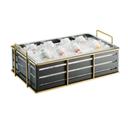 Cal-Mil Empire Black Ice Housing with Clear Pan, 22 inch Width x 13.5 inch Depth x 6.75 inch Height