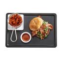 Cal-Mil Finn Black Rectangular Modular Melamine Tray, 13 inch Width x 9 inch Depth x 0.5 inch Height