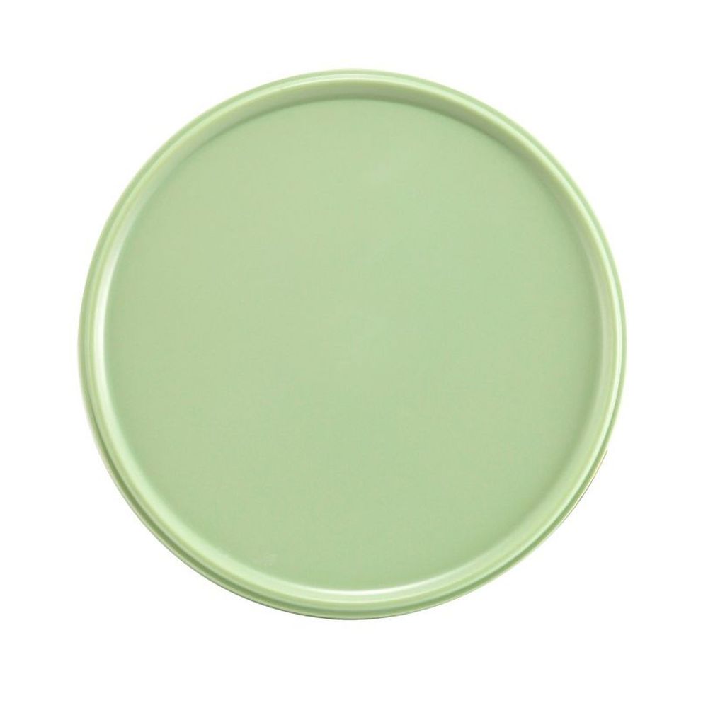 Cal-Mil Hudson Matcha Raised Rim Melamine Plate, 10 inch Dia. x 1.5 inch Height