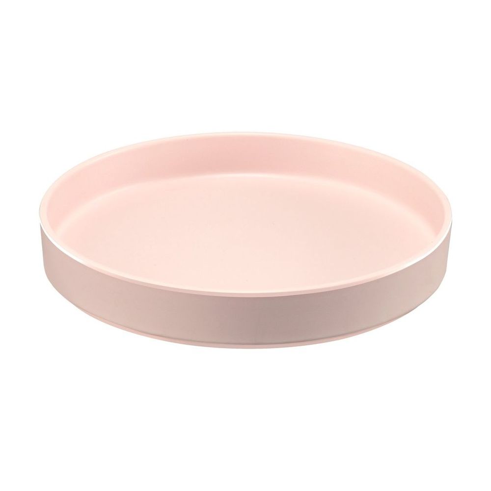 Cal-Mil Hudson Blush Raised Rim Melamine Plate, 10 inch Dia. x 1.5 inch Height -- 6 per case