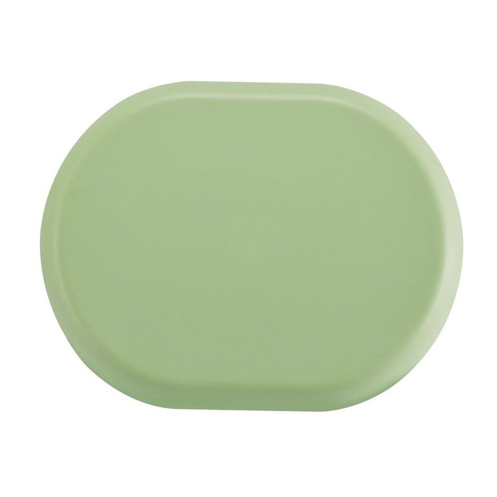 Cal-Mil Hudson Matcha Oval Melamine Platter, 14 inch Width X 11.25 inch Depth x 1 inch Height -- 6 per case