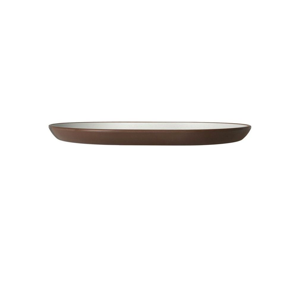 Cal-Mil Hudson Stoneware Oval Melamine Platter, 14 inch Width x 11.25 inch Depth x 1 inch Height -- 3 per case