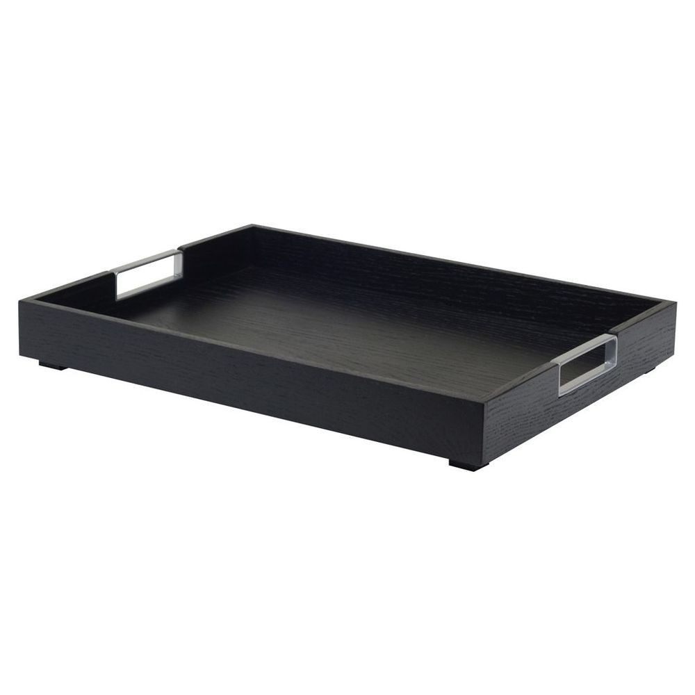 Cal-Mil Cinderwood Room Service Tray, 17 inch Width x 22 inch Depth x 3 inch Height -- 3 per case