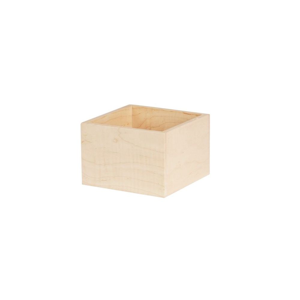 Cal-Mil Blonde Merchandiser Box, 4 inch Width x 4 inch Depth x 4 inch Height -- 4 per case