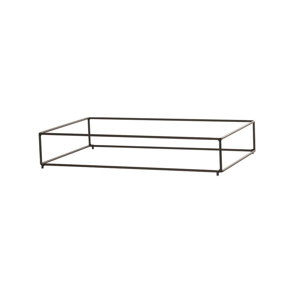 Cal-mil Metal Rail For 22343-5 Five Tier Cart, 24 Inch Width X 16 Inch Depth X 0.25 Inch Height