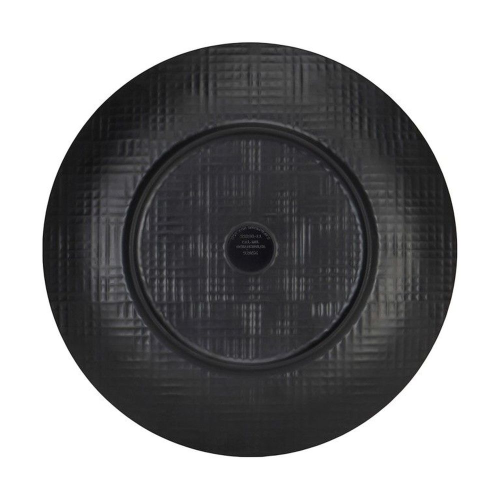 Cal-Mil Sedona Black Melamine Plate, 9 inch Dia. x 1.25 inch Height -- 6 per case