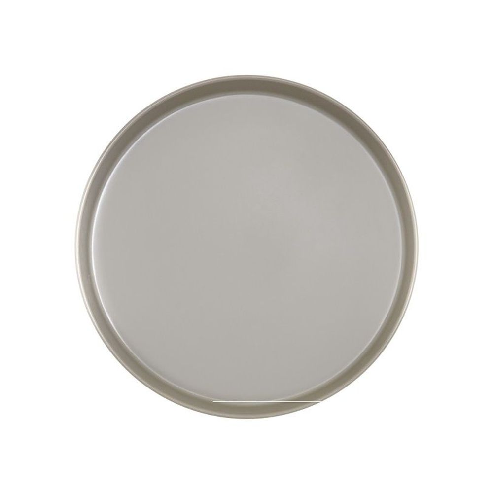 Cal-Mil Hudson Ash Raised Rim Melamine Plate, 10 inch Dia. x 1.5 inch Height