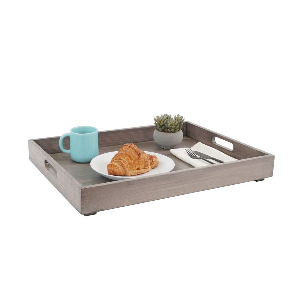 Cal-Mil Aspen Room Service Tray, 21.5 inch Width x 15.5 inch Depth x 2 inch Height -- 2 per case