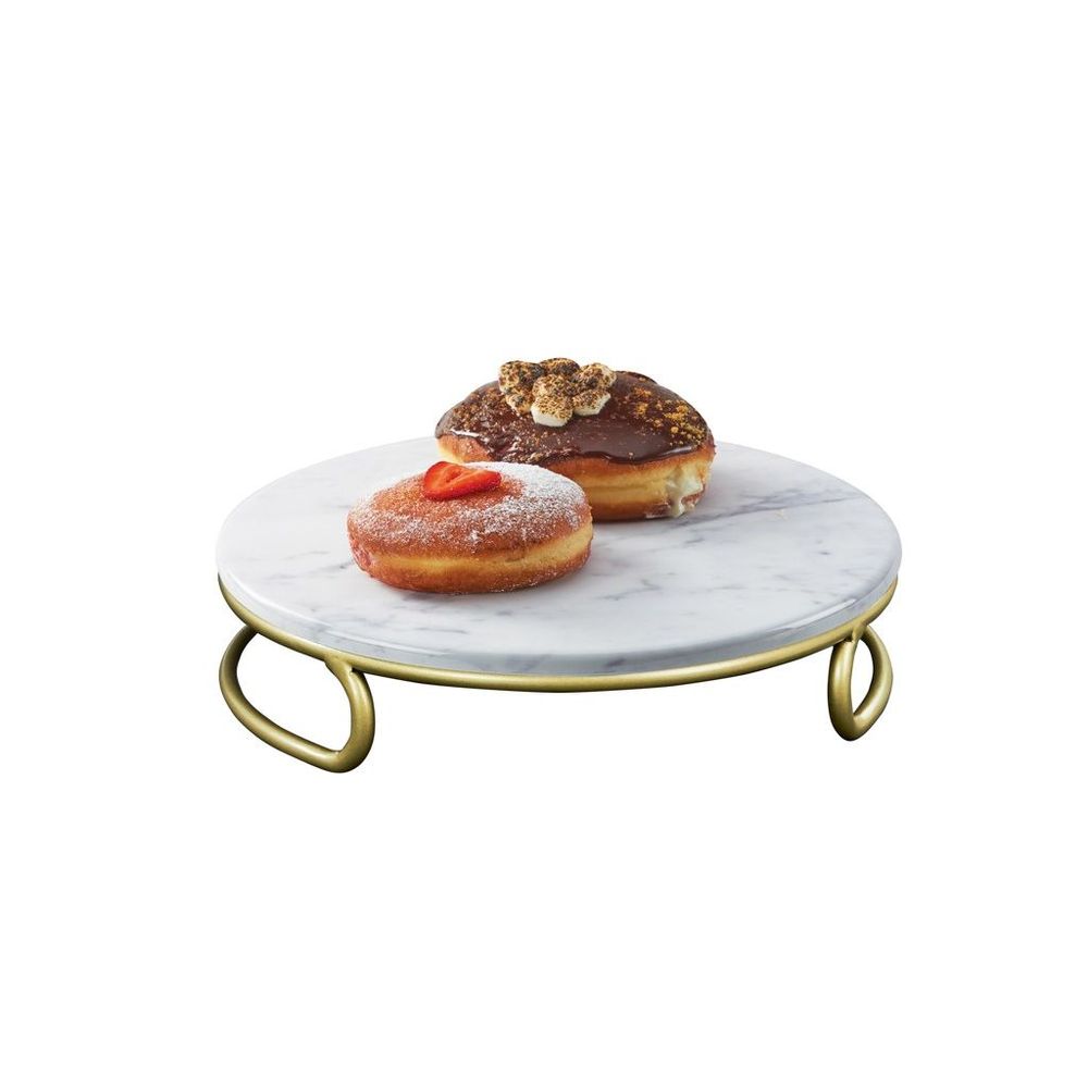 Cal-Mil Heritage Round Marble Riser, 12 inch Dia. X 3 inch Height